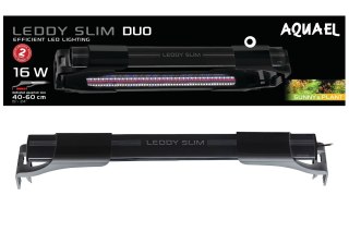 Aquael Leddy Slim 16W Duo Sunny&Plant Czarny