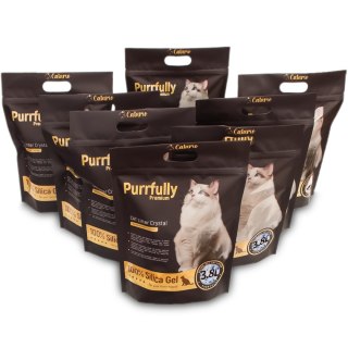 Catario Purrfully Premium - żwirek silikonowy dla kota 3,8L - 160 sztuk