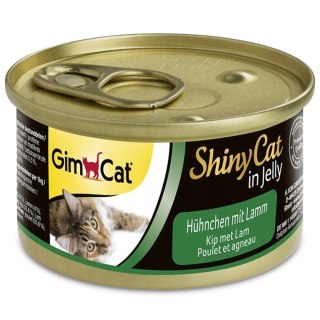 GimCat ShinyCat in Jelly - karma mięsna kurczak i jagnięcina 70g