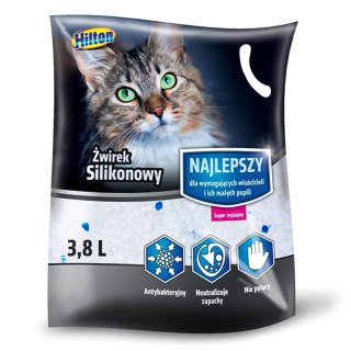 Hilton Cat Litter Silicone - żwirek silikonowy dla kota 3,8l