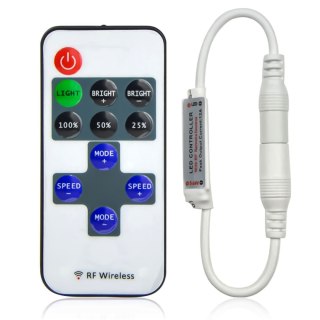 Led Dimmer RF Mini - ściemniacz LED + pilot radiowy