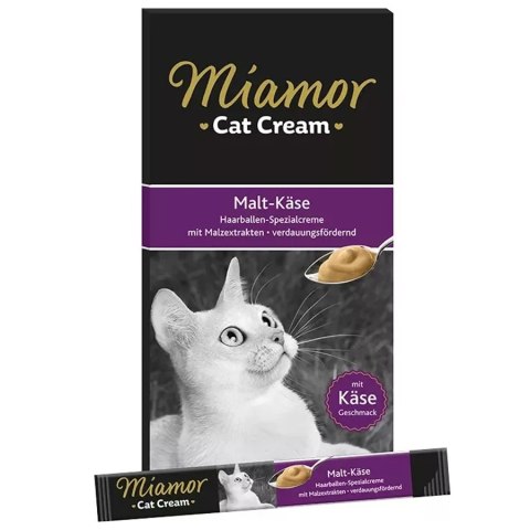 Miamor Cat Cream Anti-Hairball - paszteciki na kłaczki 6x15g