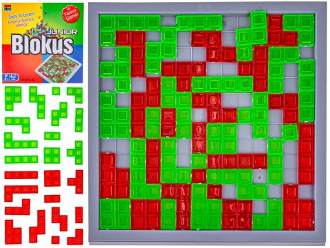 Strategiczna gra logiczna "BLOKUS JUNIOR" Układanka, Plansza + Klocki