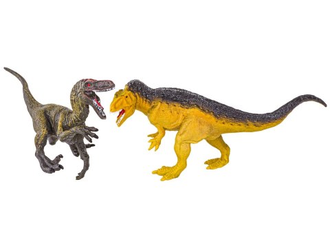 Zestaw Figurek Dinozaurów w kuferku + mata, Dinozaury 9 sztuk