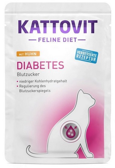 Kattovit Feline Diet Diabetes kurczak saszetka 85g