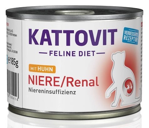 Kattovit Feline Diet Niere/Renal kurczak puszka 185g