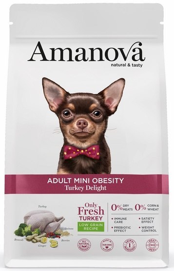 Amanova Adult Mini Obesity Turkey Delight 2kg