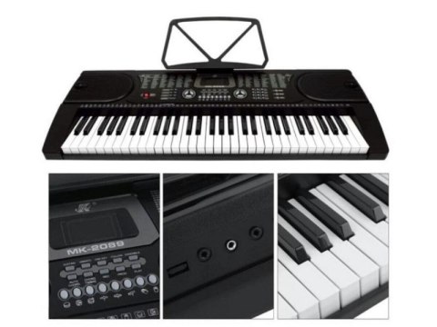 Keyboard Organy 61 Klawiszy Zasilacz MK-2089 Przecena 5