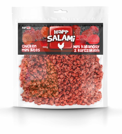 Mini kawałki salami z kurczakiem 500g