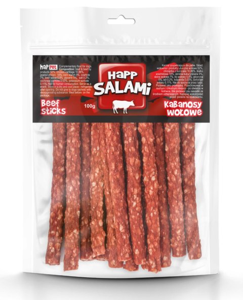 Salami wołowe pałeczki 100g