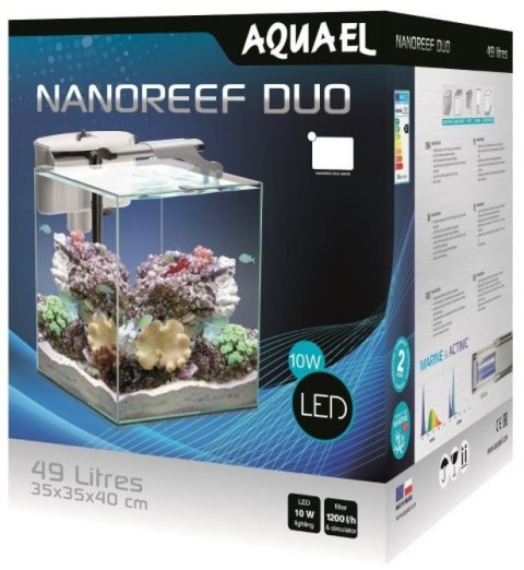 Aquael Nano Reef DUO Zestaw morski biały