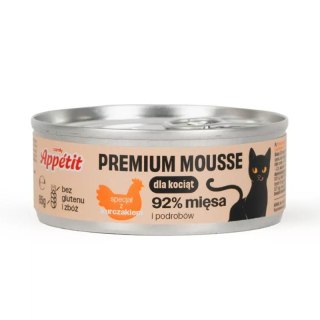 Comfy Appetit Premium Mousse Kitten kurczak 85g - karma dla kota o smaku kurczaka