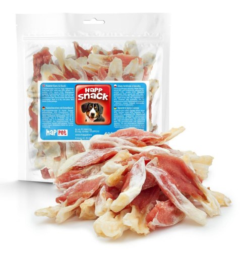 GP56 Uszy królicze z kaczką 500g GP56 Uszy królicze z kaczką 500g