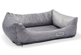 Bimbay Pokrowiec do kanapy zamszowy r.2 - 80x65cm szary