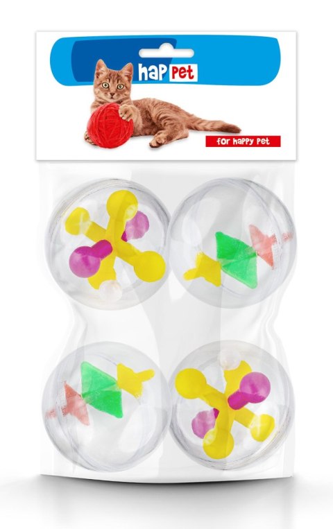 K069 piłki z dzwonkiem 4cm, 4 szt. K069 piłki z dzwonkiem 4cm, 4 szt.