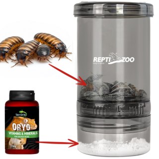 Repti-Zoo Vita-Calcium Shaker - kubek do obsypywania owadów karmowych