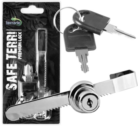 Terrario Safe Terri 90 - zamek do drzwi przesuwnych 9cm Terrario Safe Terri 90 - zamek do drzwi przesuwnych 9cm