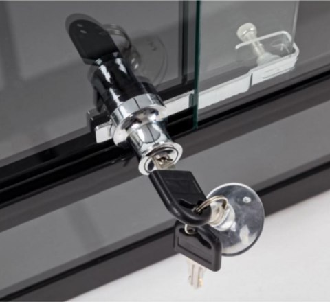 Terrario Safe Terri 90 - zamek do drzwi przesuwnych 9cm Terrario Safe Terri 90 - zamek do drzwi przesuwnych 9cm
