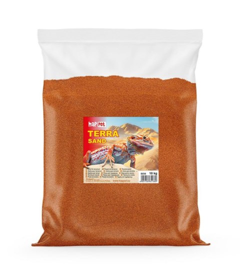 Piasek do terrarium Happet czerwony 10kg Piasek do terrarium Happet czerwony 10kg