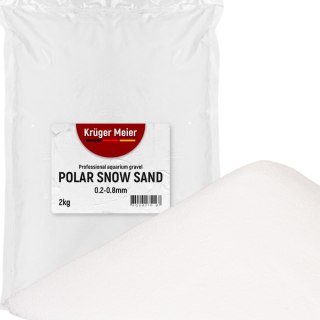 Kruger Meier Polar Snow Sand 0,2-0,8 mm - Piasek do akwarium