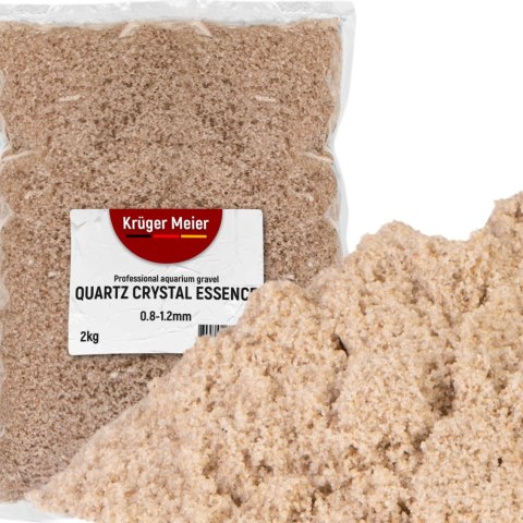 Kruger Meier Quartz Crystal Essence 0,8-1,2 mm - Piasek akwarystyczny 2 kg