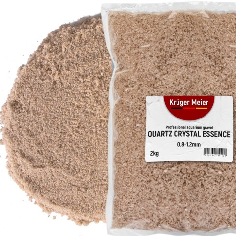 Kruger Meier Quartz Crystal Essence 0,8-1,2 mm - Piasek akwarystyczny 2 kg