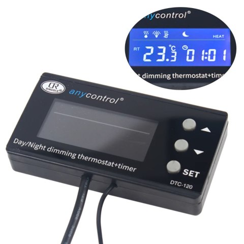 Ringder DTC-120 Dimming thermostat - termostat i programator czasowy Ringder DTC-120 Dimming thermostat - termostat i programator czasowy