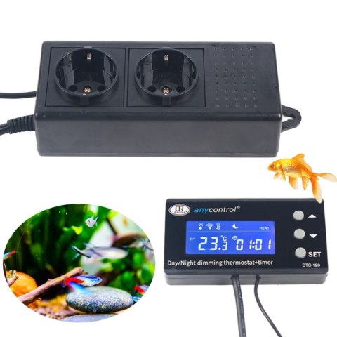 Ringder DTC-120 Dimming thermostat - termostat i programator czasowy Ringder DTC-120 Dimming thermostat - termostat i programator czasowy