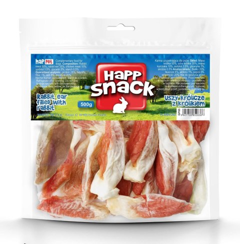 GP85 Uszy królicze z królikiem 500g GP85 Uszy królicze z królikiem 500g