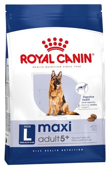 Royal Canin Maxi Adult 5+ karma sucha dla psów starszych, od 5 do 8 roku życia, ras dużych 15kg Royal Canin Maxi Adult 5+ karma sucha dla psów starszych, od 5 do 8 roku życia, ras dużych 15kg