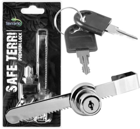 Terrario Safe Terri 120 - zamek do drzwi przesuwnych 12cm Terrario Safe Terri 120 - zamek do drzwi przesuwnych 12cm