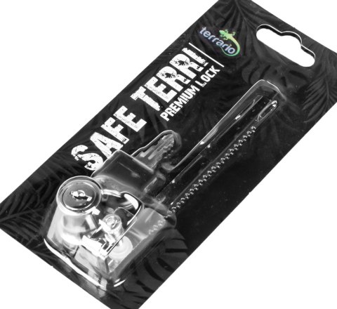 Terrario Safe Terri 120 - zamek do drzwi przesuwnych 12cm Terrario Safe Terri 120 - zamek do drzwi przesuwnych 12cm