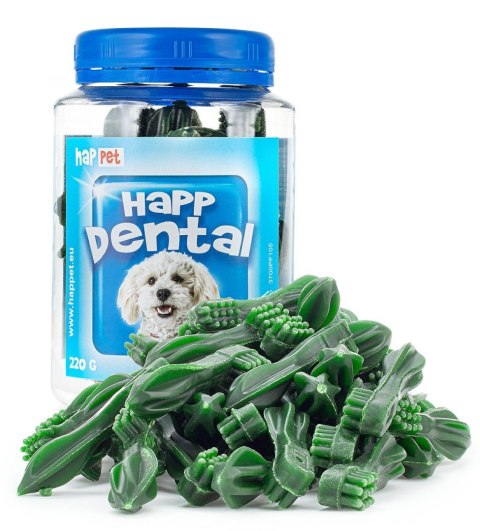 HAPP DENTAL szczoteczka mint 220g słoik