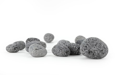 Lawa czarna otoczaki pebbles 2-3cm 1 kg