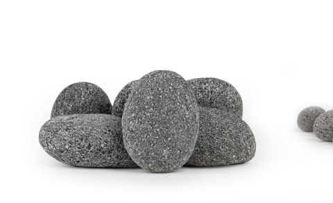 Lawa czarna otoczaki pebbles 5-7cm 1 kg