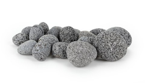 Lawa czarna otoczaki pebbles 5-7cm 1 kg