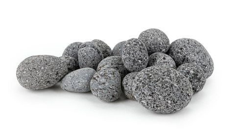 Lawa czarna otoczaki pebbles 5-7cm 1 kg