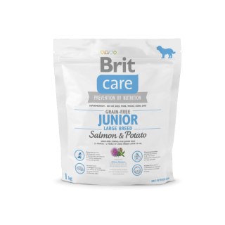 BRIT CARE GRAIN-FREE JUNIOR LARGE BREED SALMON & POTATO 1 kg