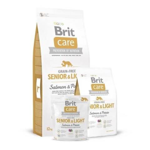 BRIT CARE GRAIN-FREE SENIOR & LIGHT SALMON & POTATO 3kg