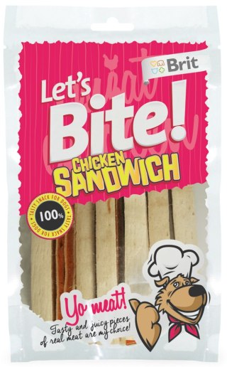 BRIT LET'S BITE CHICKEN SANDWICH 80 g