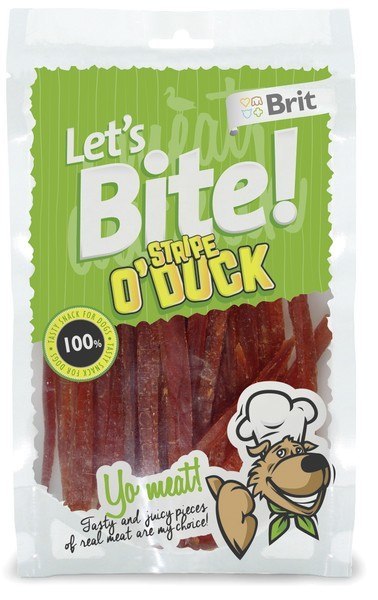 BRIT LET'S BITE STRIPE O'DUCK 80 g