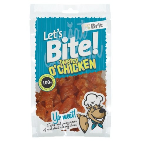 BRIT LET'S BITE TWISTER O'CHICKEN 80 g