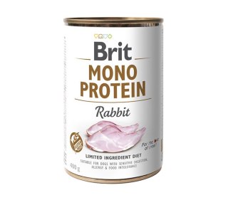 BRIT MONO PROTEIN RABBIT puszka dla psa z królikiem 400g