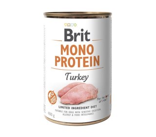 BRIT MONO PROTEIN TURKEY puszka dla psa z indykiem 400g