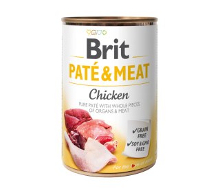 BRIT PATE & MEAT CHICKEN puszka dla z kurczakiem 400g