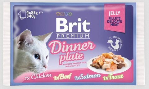 BRIT POUCH JELLY FILLET DINNER PLATE 4x85g