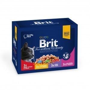 BRIT POUCHES FAMILY PLATE 12x100g