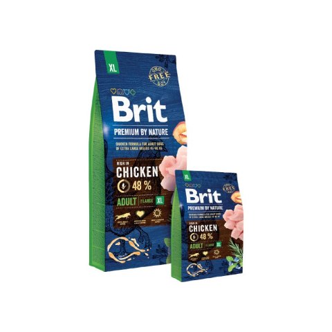 BRIT PREMIUM BY NATURE ADULT XL 15 kg