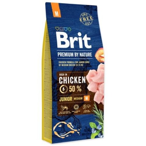 BRIT PREMIUM BY NATURE JUNIOR M 3 kg