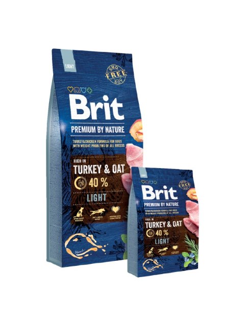 BRIT PREMIUM BY NATURE LIGHT 15 kg